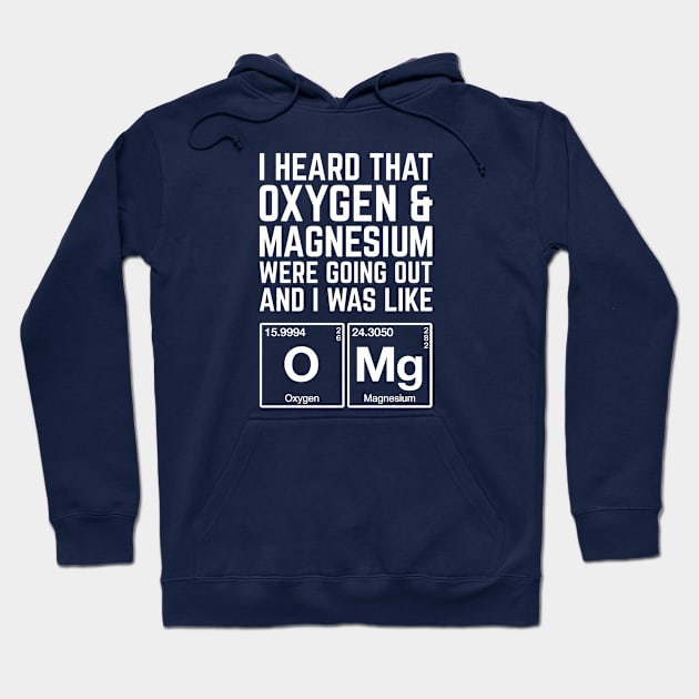Oxygen And Magnesium's Relationship OMG Hoodie by Rebus28
